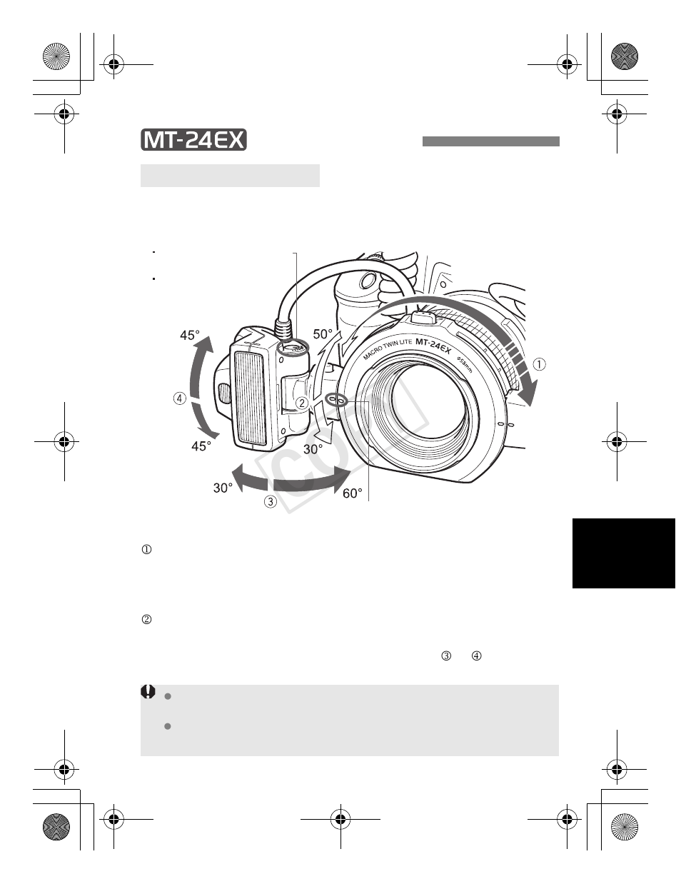 Cop y | Canon Macro Twin Lite MT-24EX User Manual | Page 59 / 136