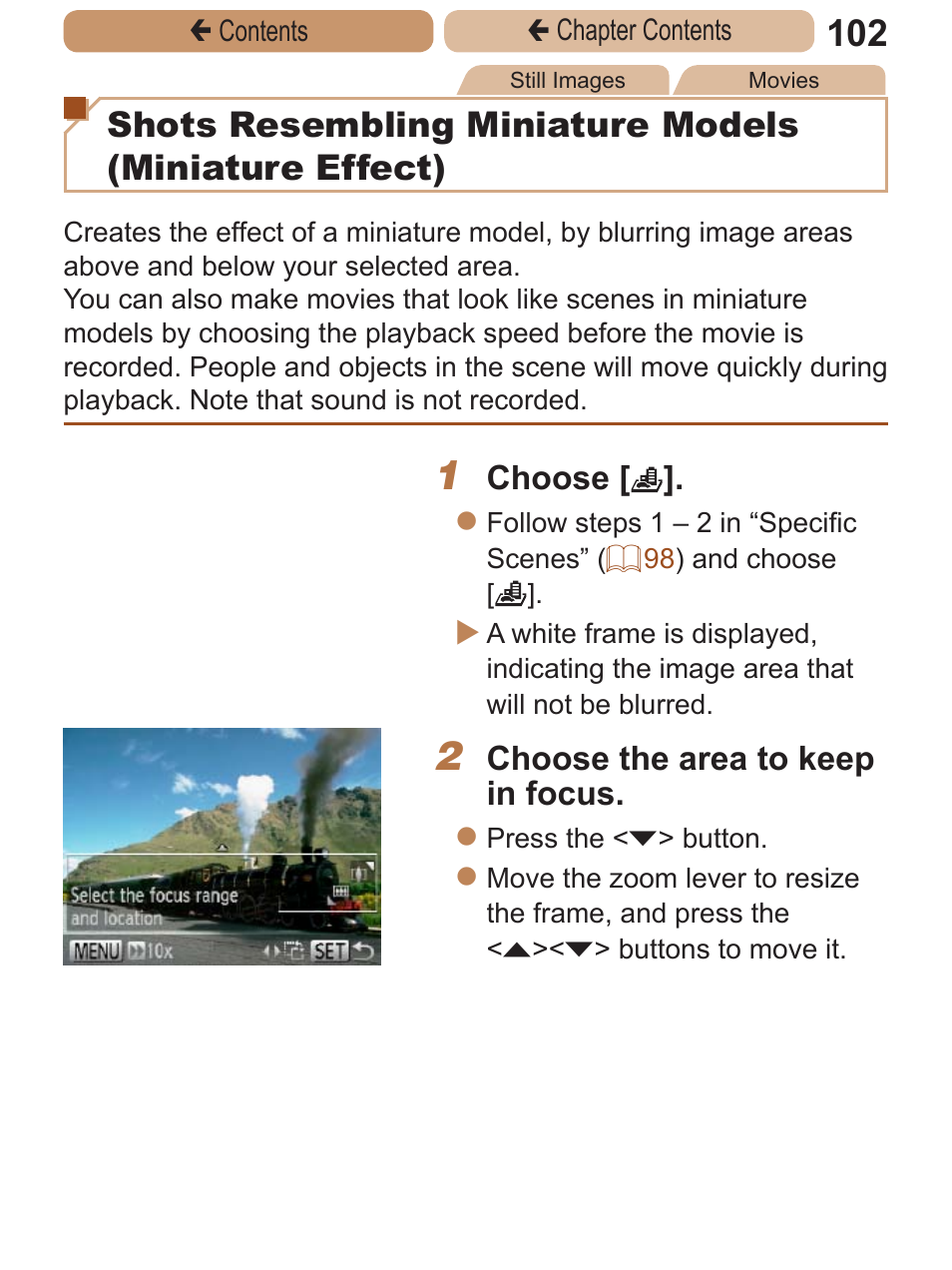 Canon PowerShot ELPH 115 IS User Manual | Page 102 / 335