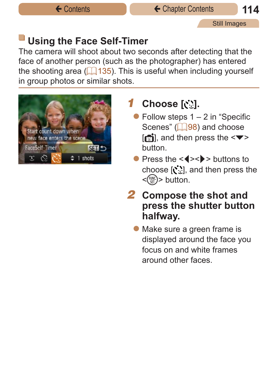 Canon PowerShot ELPH 115 IS User Manual | Page 114 / 335