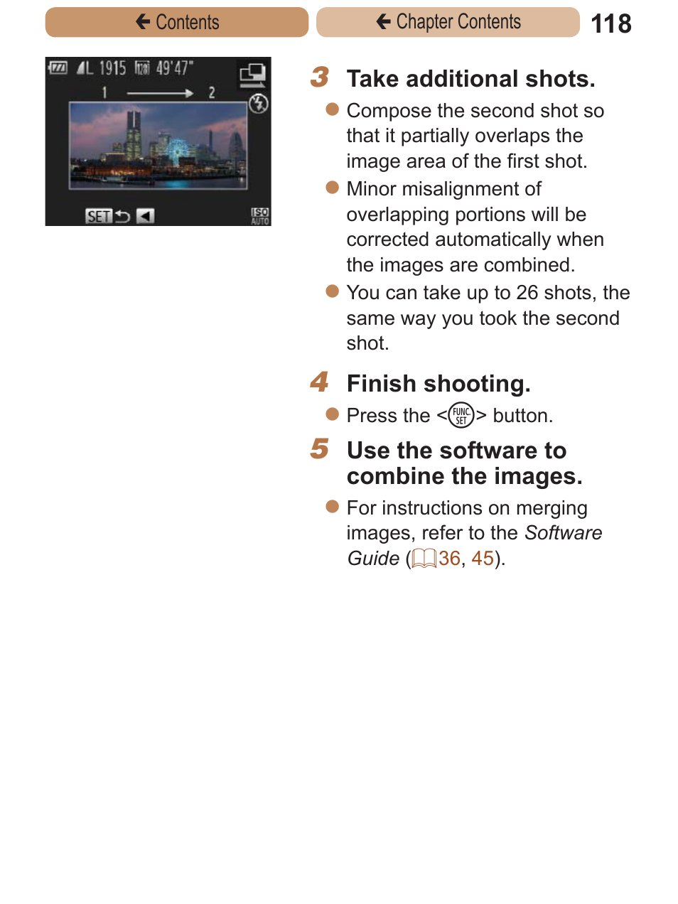 Canon PowerShot ELPH 115 IS User Manual | Page 118 / 335