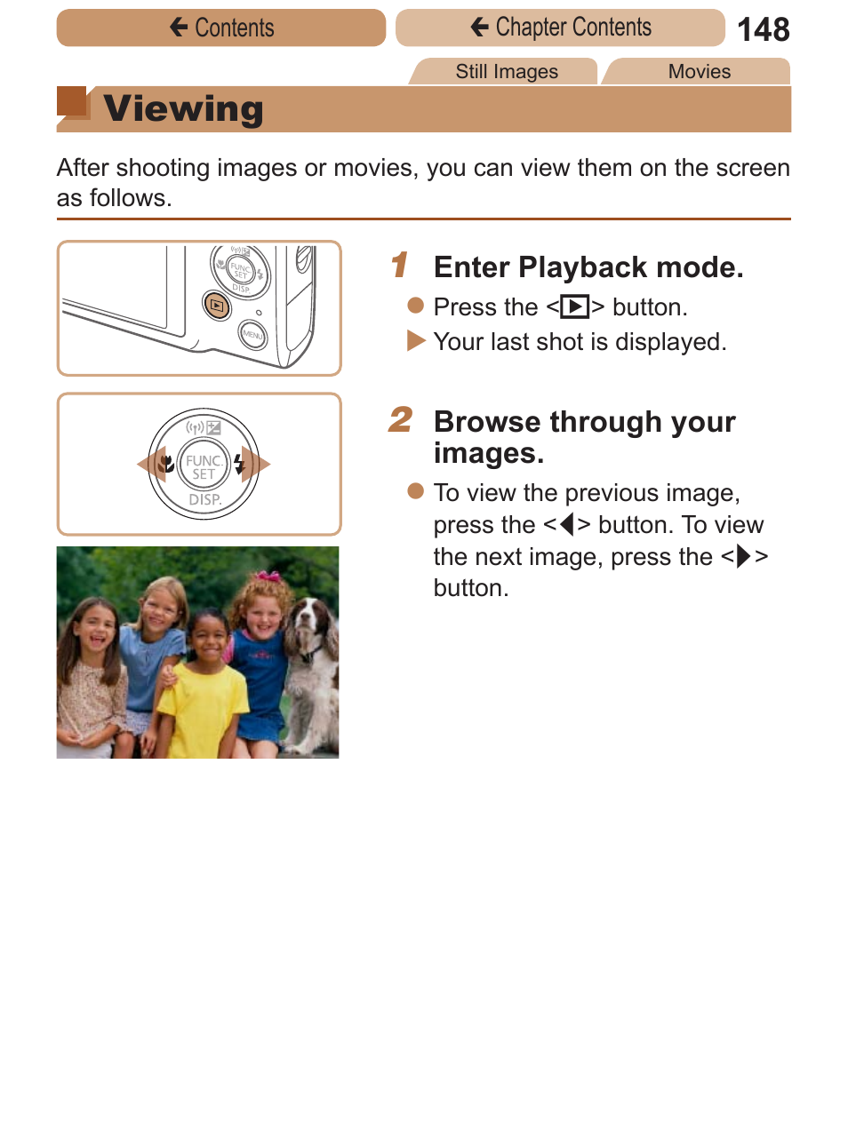 Viewing | Canon PowerShot ELPH 115 IS User Manual | Page 148 / 335