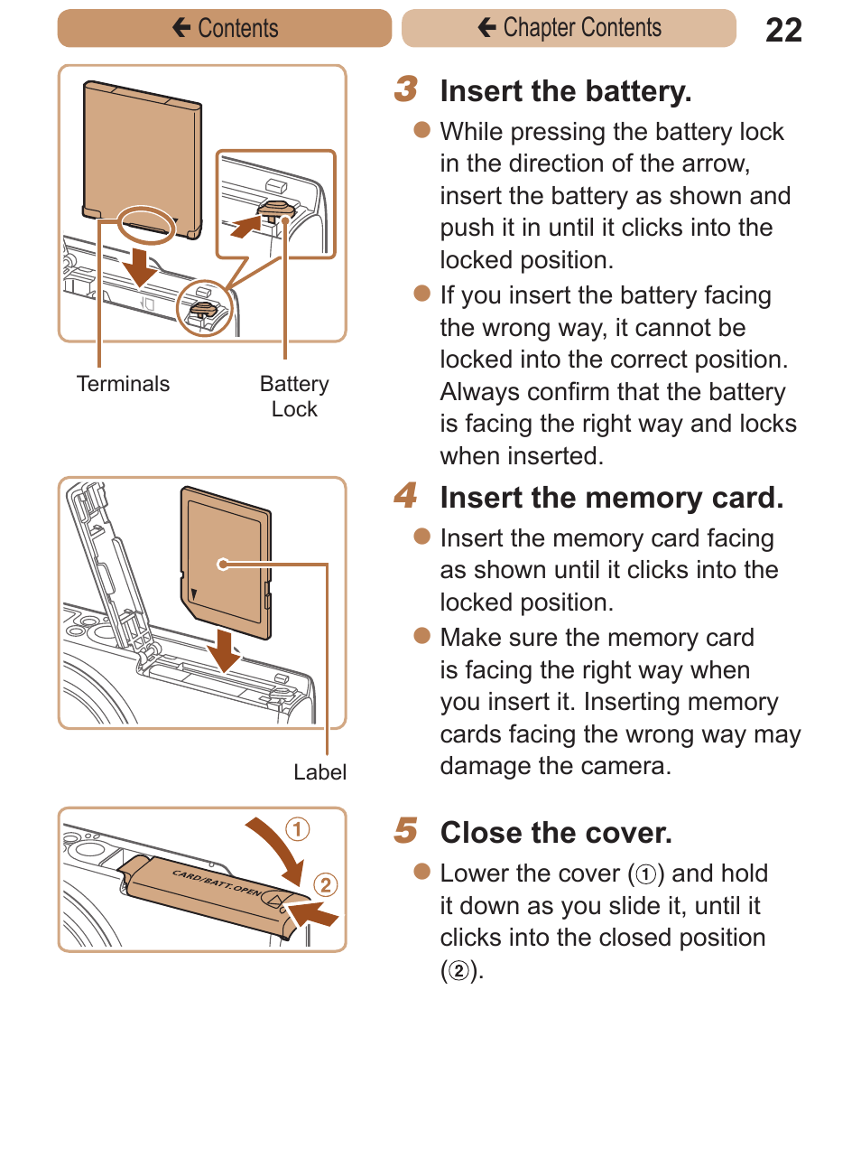 Canon PowerShot ELPH 115 IS User Manual | Page 22 / 335