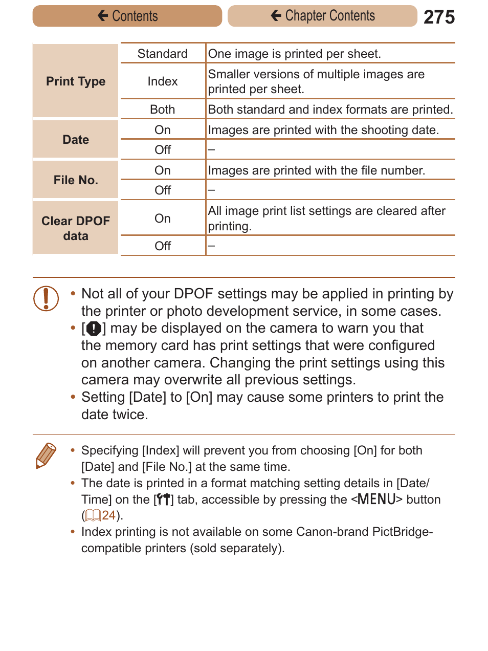 Çcontents ç chapter contents | Canon PowerShot ELPH 115 IS User Manual | Page 275 / 335