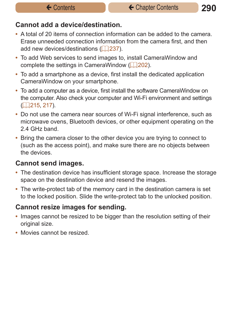 Çcontents ç chapter contents | Canon PowerShot ELPH 115 IS User Manual | Page 290 / 335