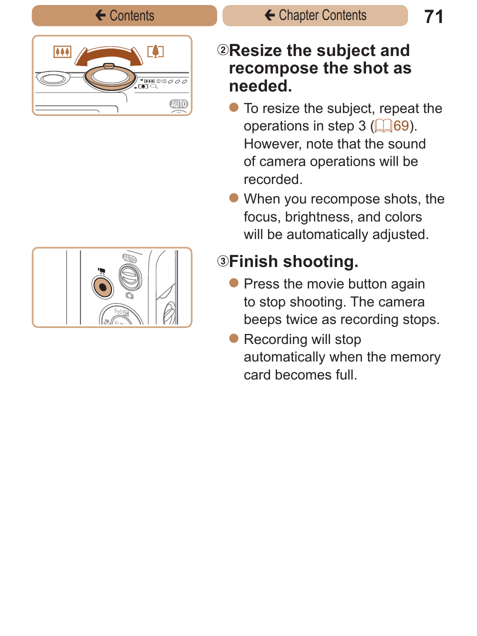 Canon PowerShot ELPH 115 IS User Manual | Page 71 / 335