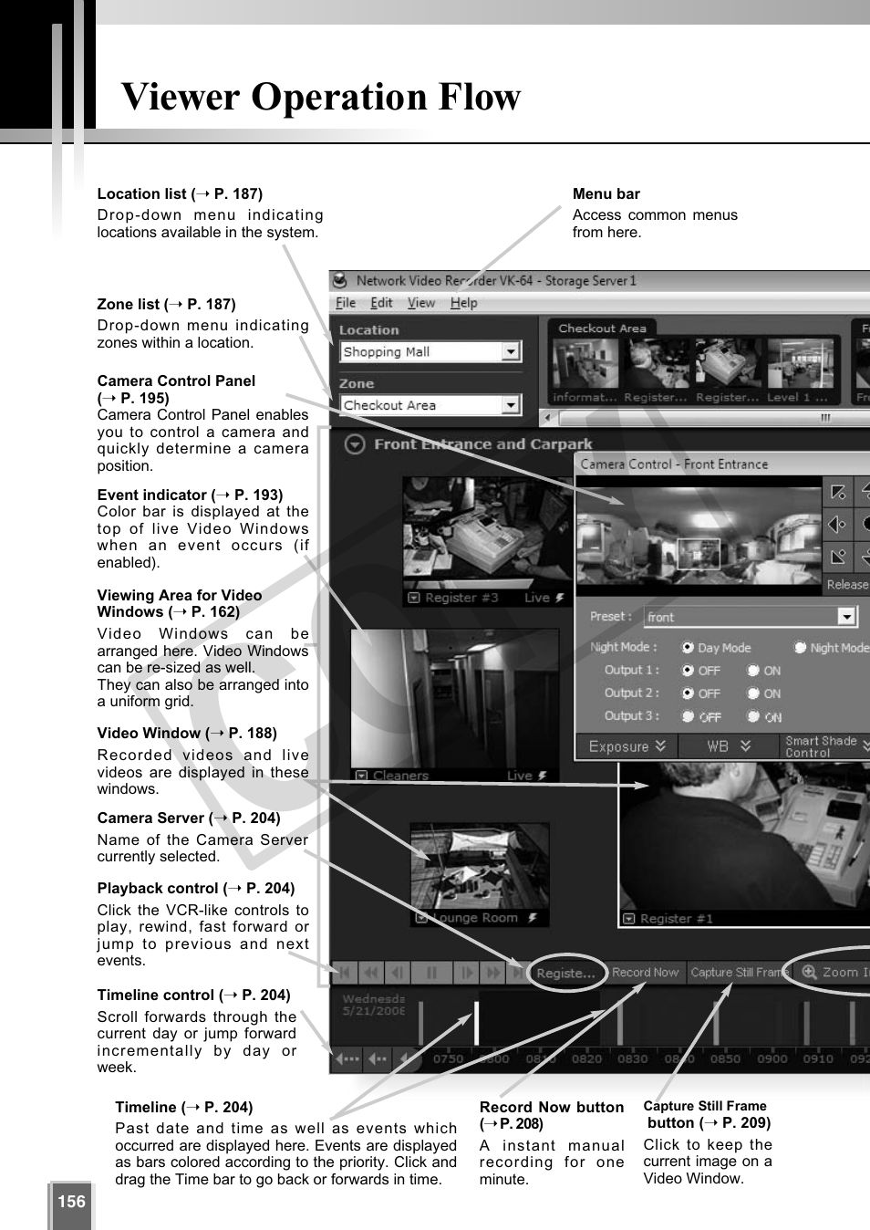 Cop y, Viewer operation flow | Canon VB-C60 User Manual | Page 156 / 302