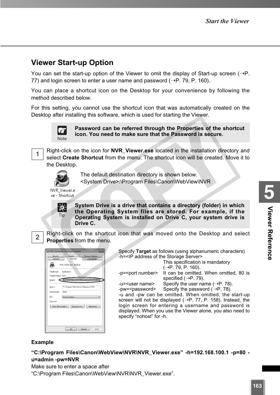 Cop y | Canon VB-C60 User Manual | Page 163 / 302