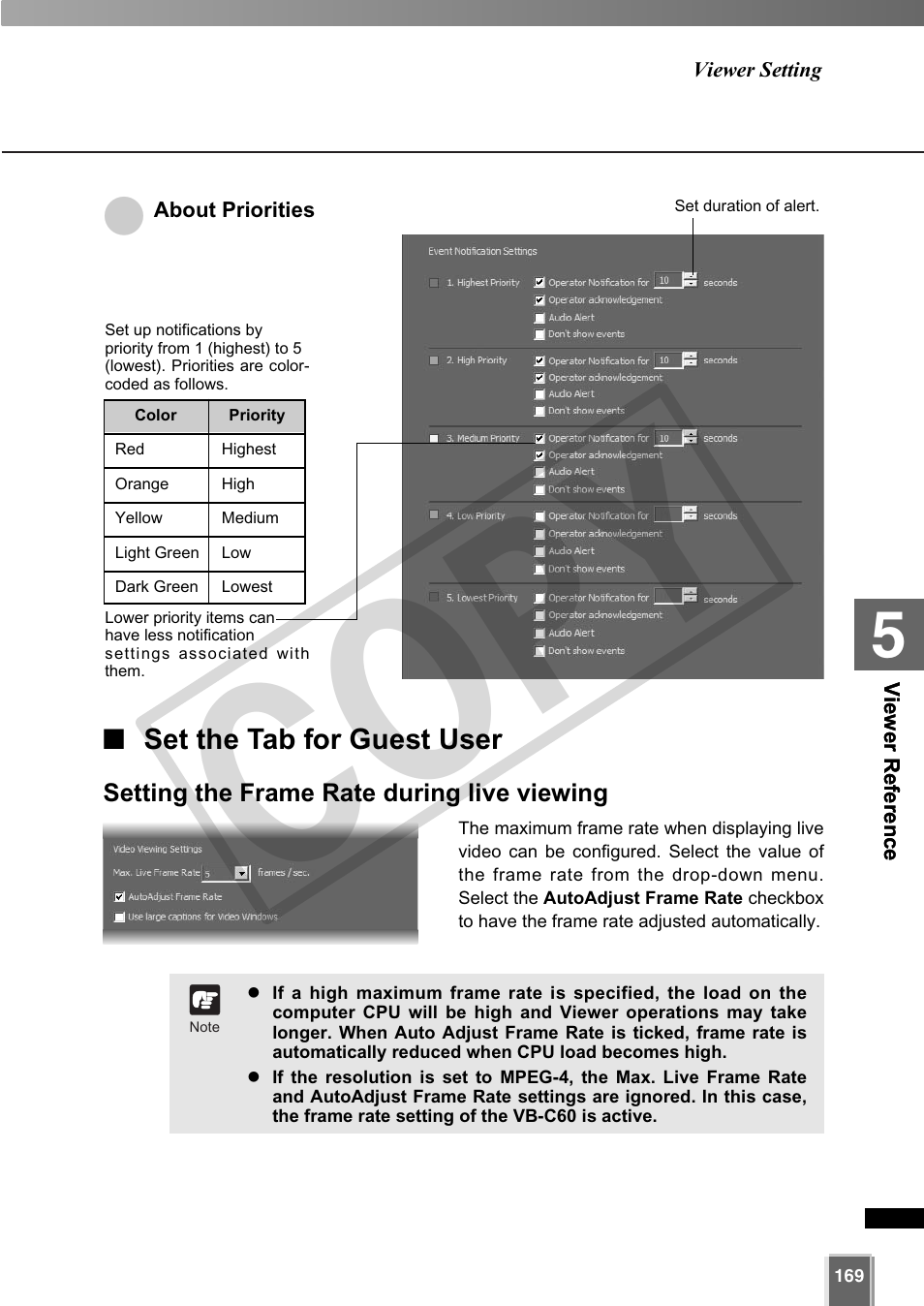 Cop y | Canon VB-C60 User Manual | Page 169 / 302