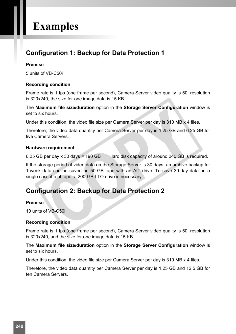 Cop y, Examples | Canon VB-C60 User Manual | Page 240 / 302