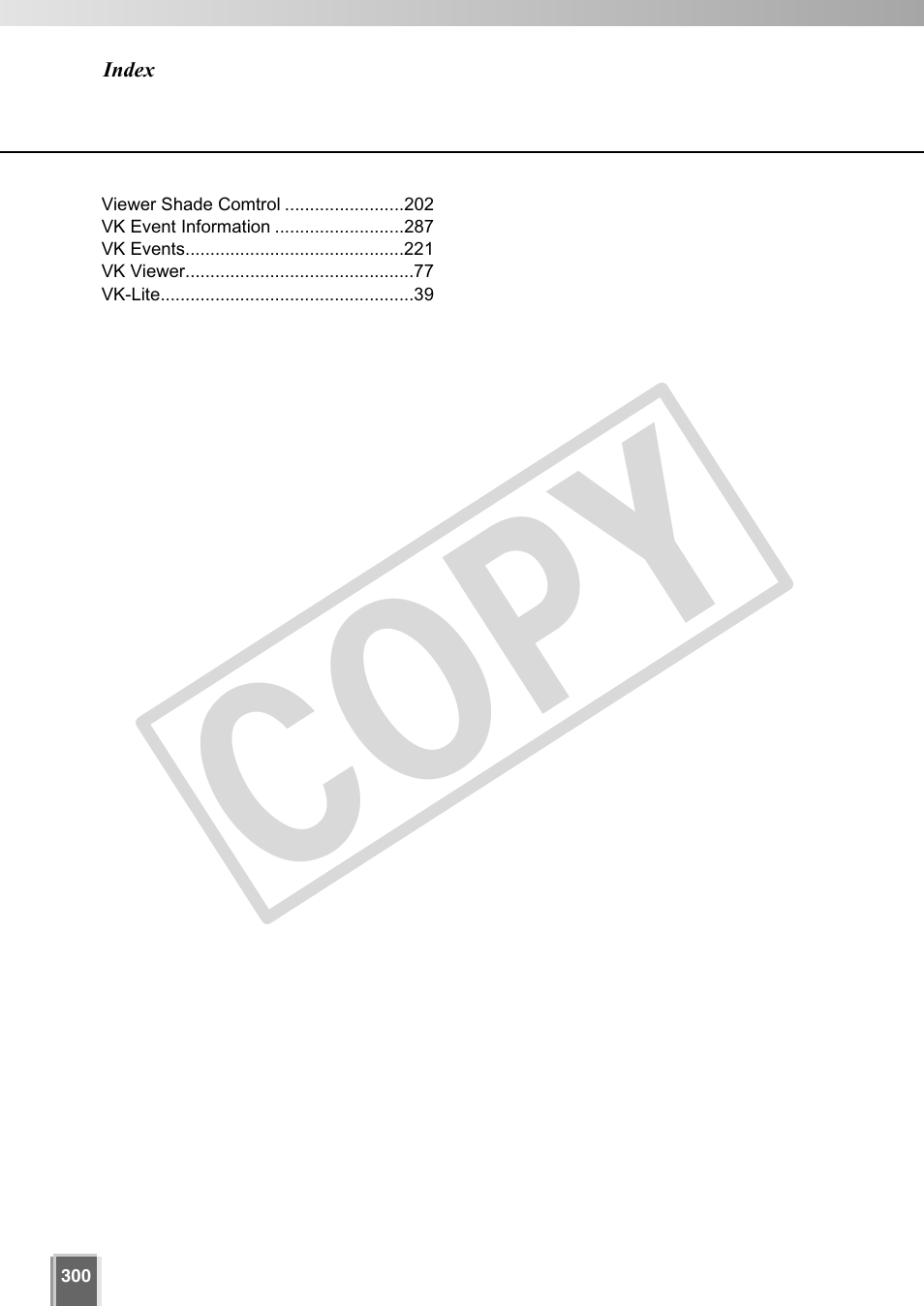 Cop y | Canon VB-C60 User Manual | Page 300 / 302