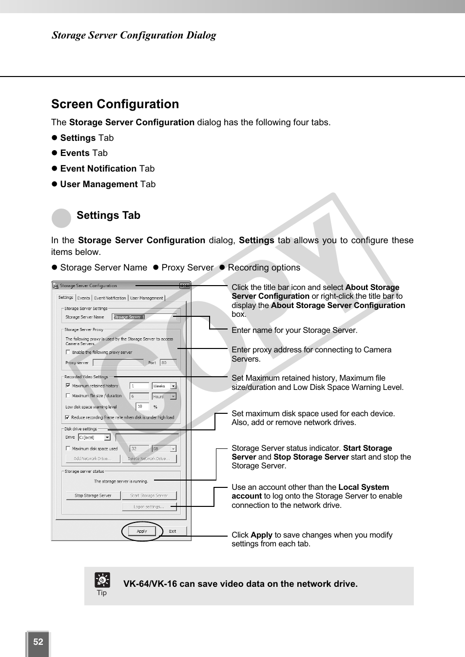 Cop y | Canon VB-C60 User Manual | Page 52 / 302