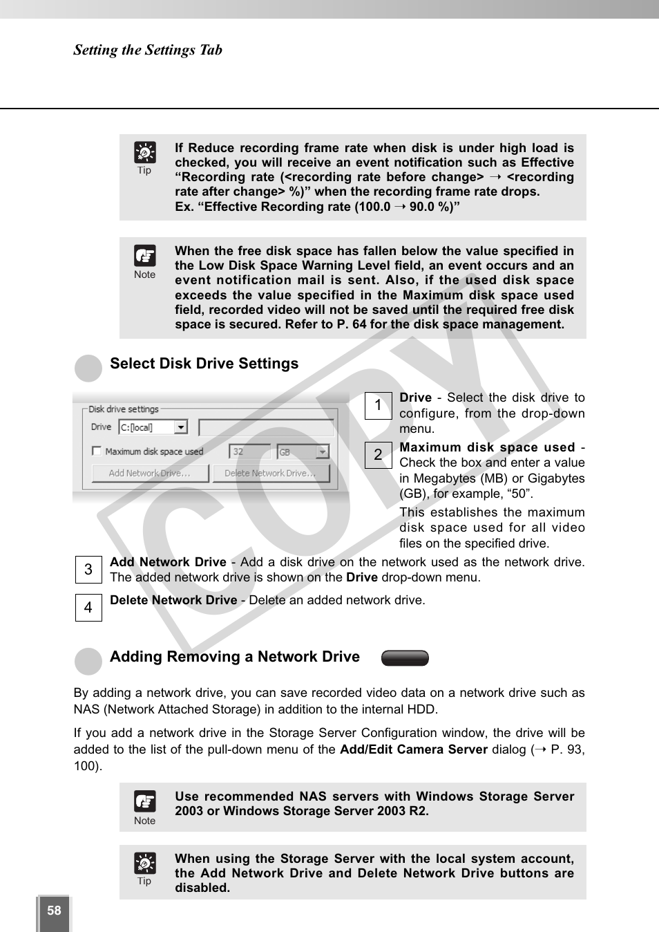 Cop y | Canon VB-C60 User Manual | Page 58 / 302