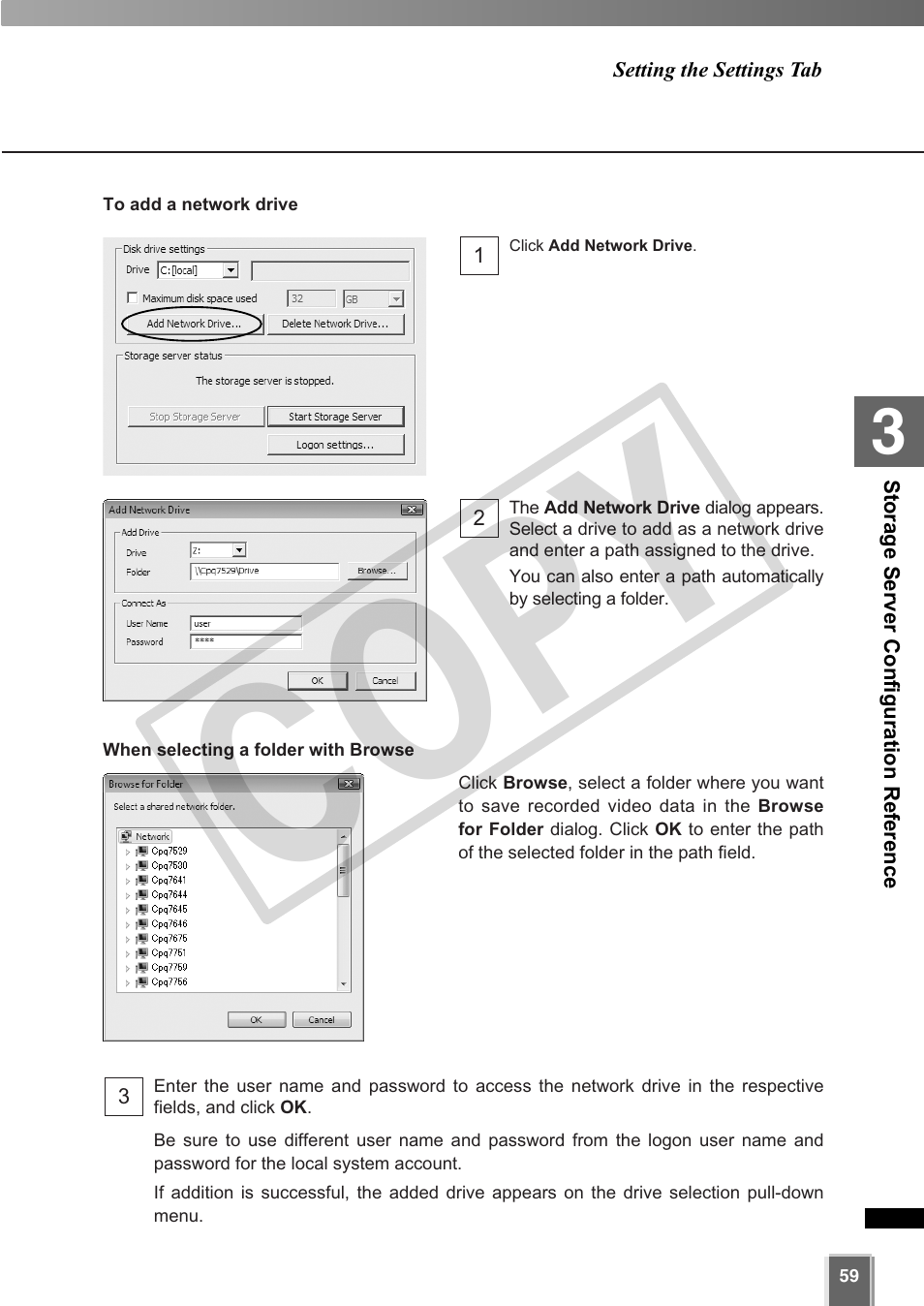 Cop y | Canon VB-C60 User Manual | Page 59 / 302