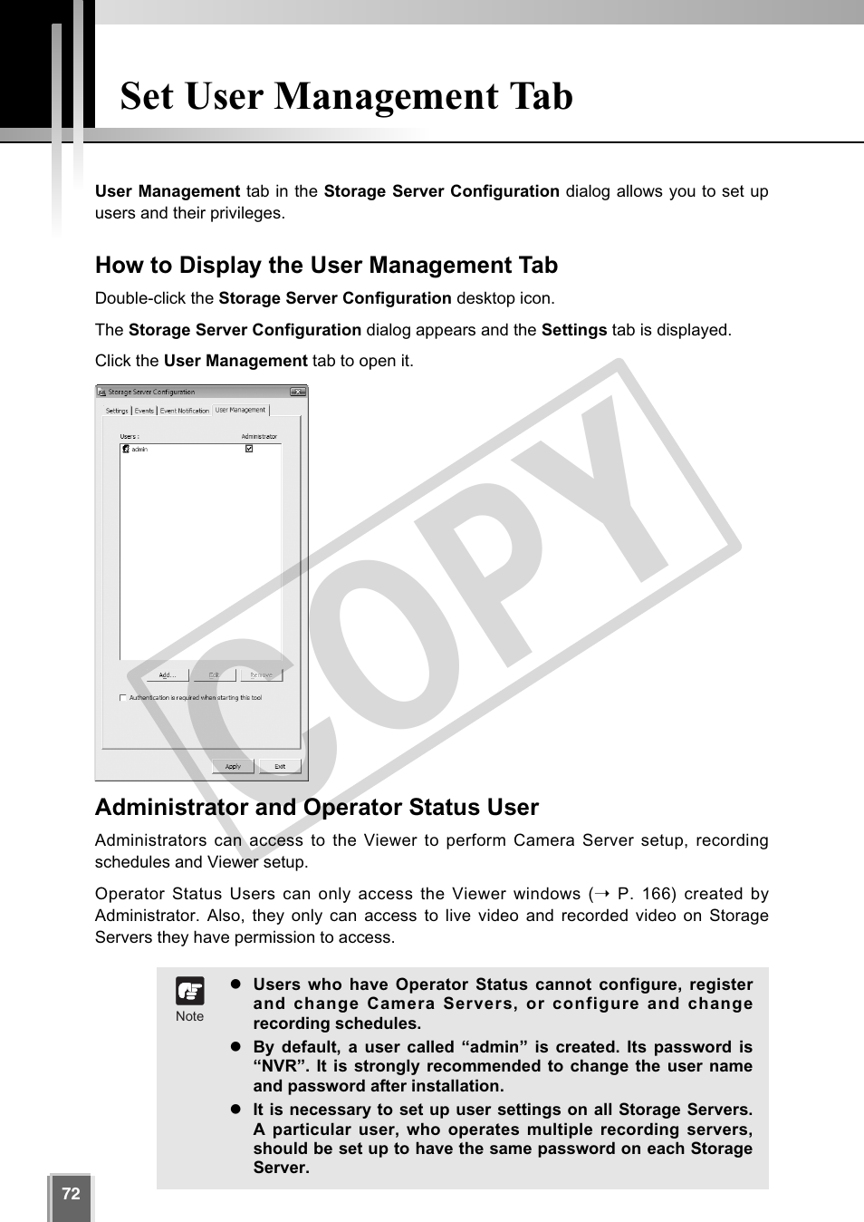 Cop y | Canon VB-C60 User Manual | Page 72 / 302