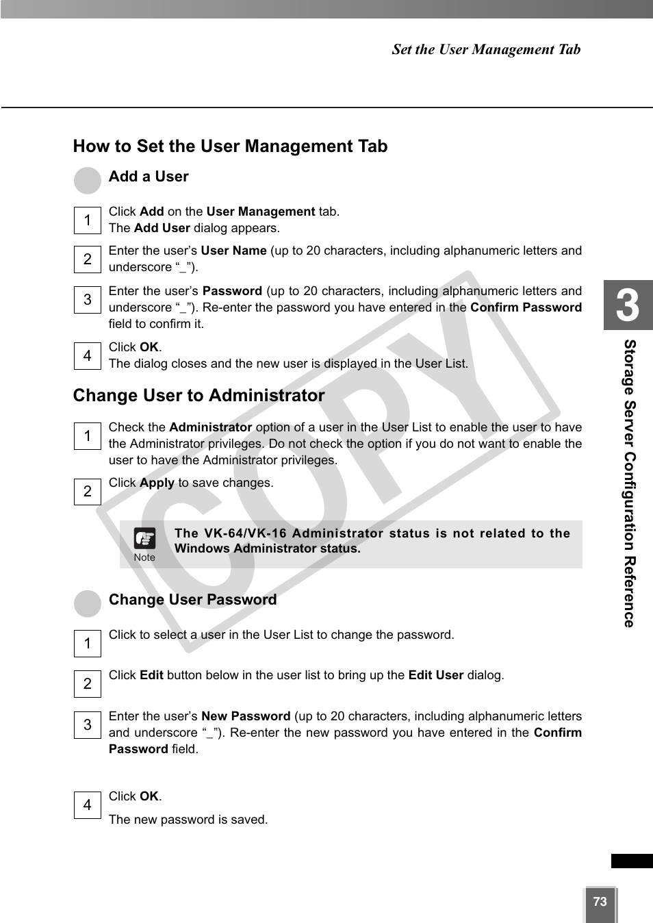 Cop y | Canon VB-C60 User Manual | Page 73 / 302