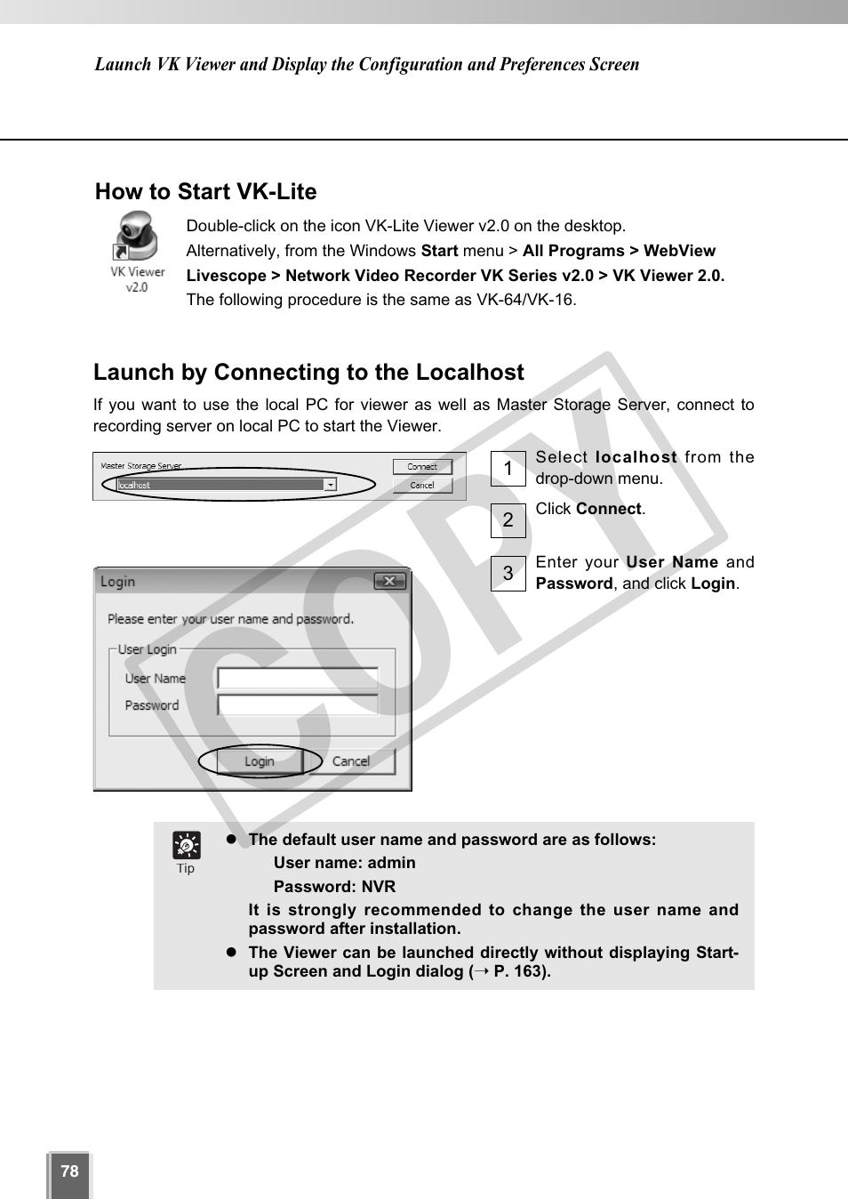 Cop y | Canon VB-C60 User Manual | Page 78 / 302