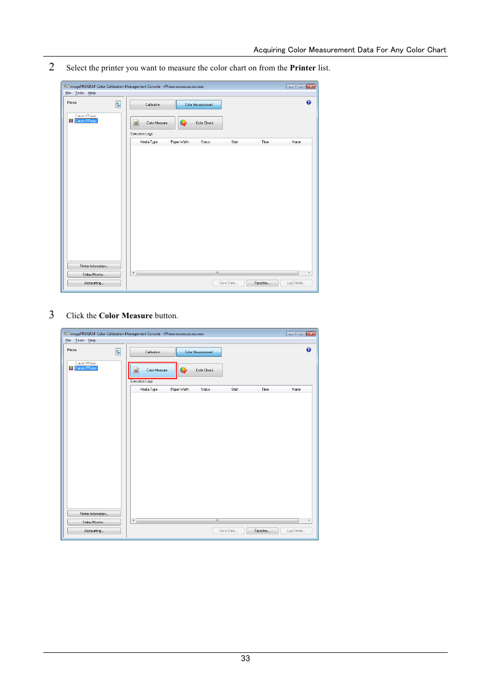 Canon imagePROGRAF iPF6400 User Manual | Page 33 / 55