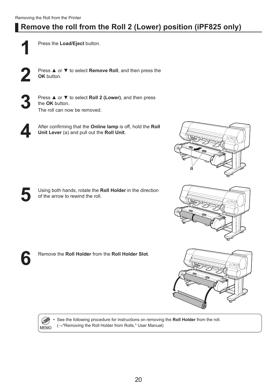 Canon imagePROGRAF iPF825 User Manual | Page 20 / 48