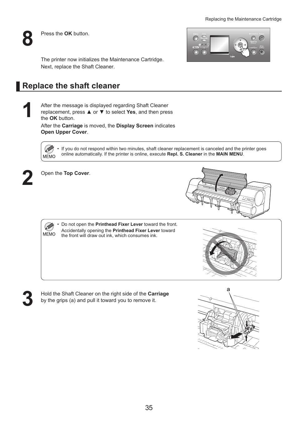 Canon imagePROGRAF iPF825 User Manual | Page 35 / 48