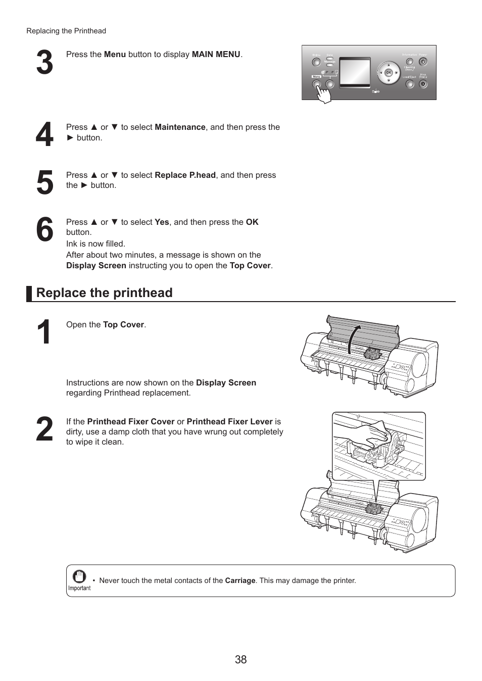 Canon imagePROGRAF iPF825 User Manual | Page 38 / 48