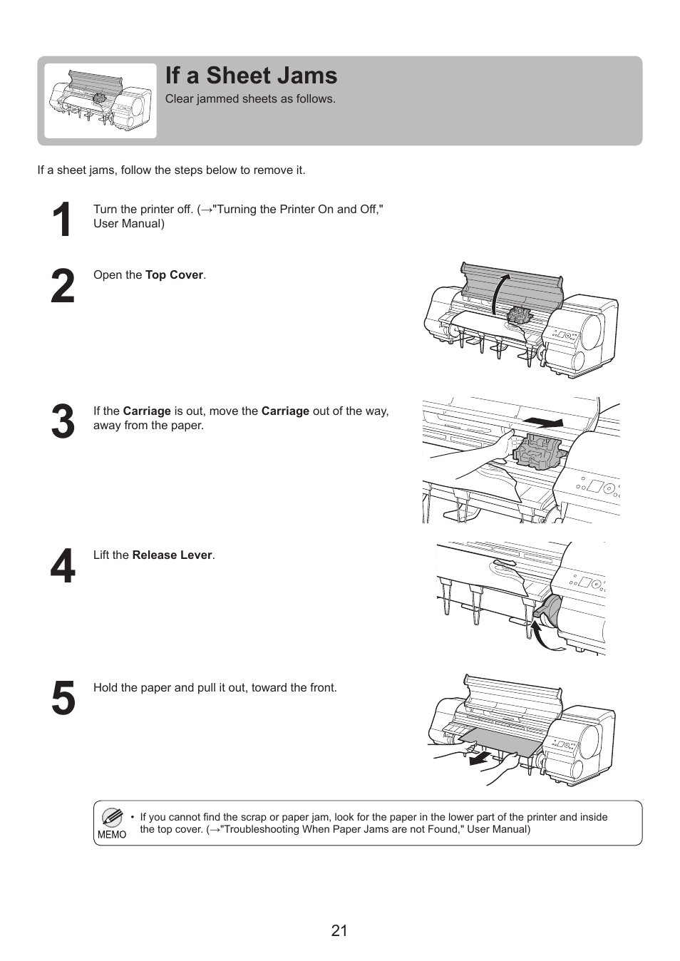 Canon imagePROGRAF iPF815 MFP M40 User Manual | Page 21 / 52