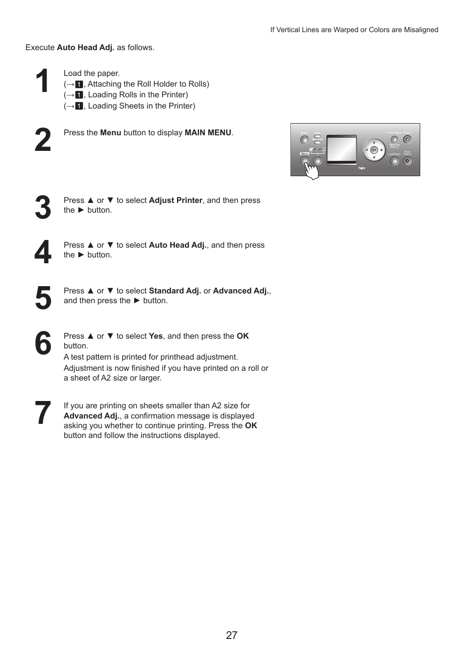 Canon imagePROGRAF iPF815 MFP M40 User Manual | Page 27 / 52