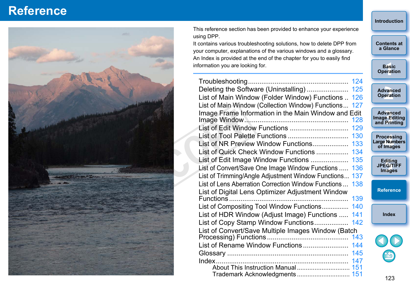 Reference, C op y | Canon EOS Rebel T5i 18-55mm IS STM Lens Kit User Manual | Page 124 / 152