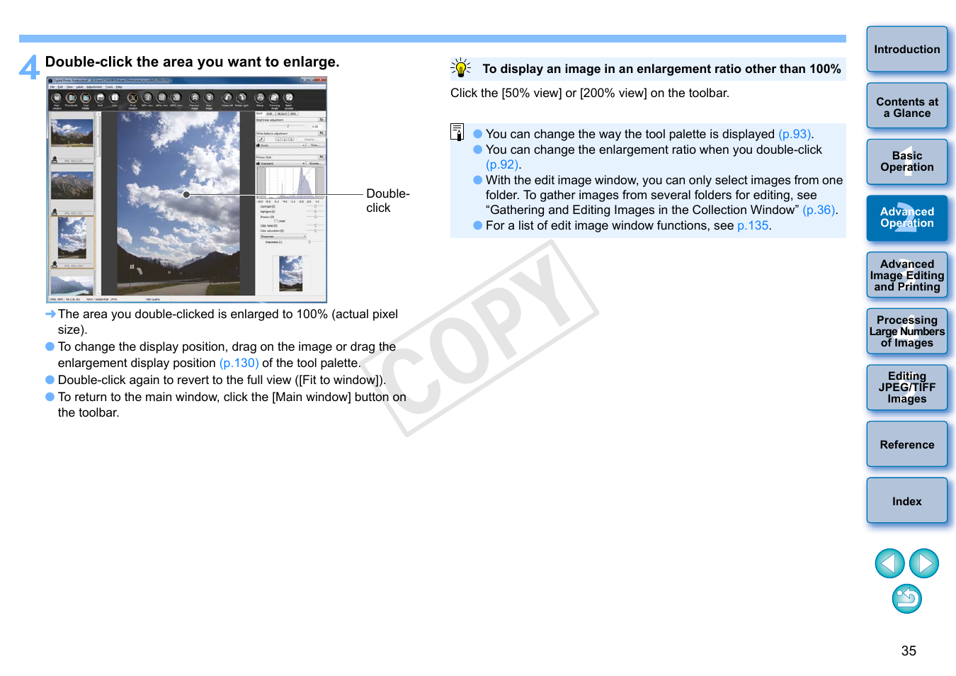 Cop y | Canon EOS Rebel T5i 18-55mm IS STM Lens Kit User Manual | Page 36 / 152