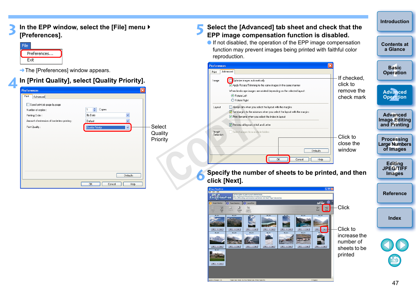 Cop y | Canon EOS Rebel T5i 18-55mm IS STM Lens Kit User Manual | Page 48 / 152