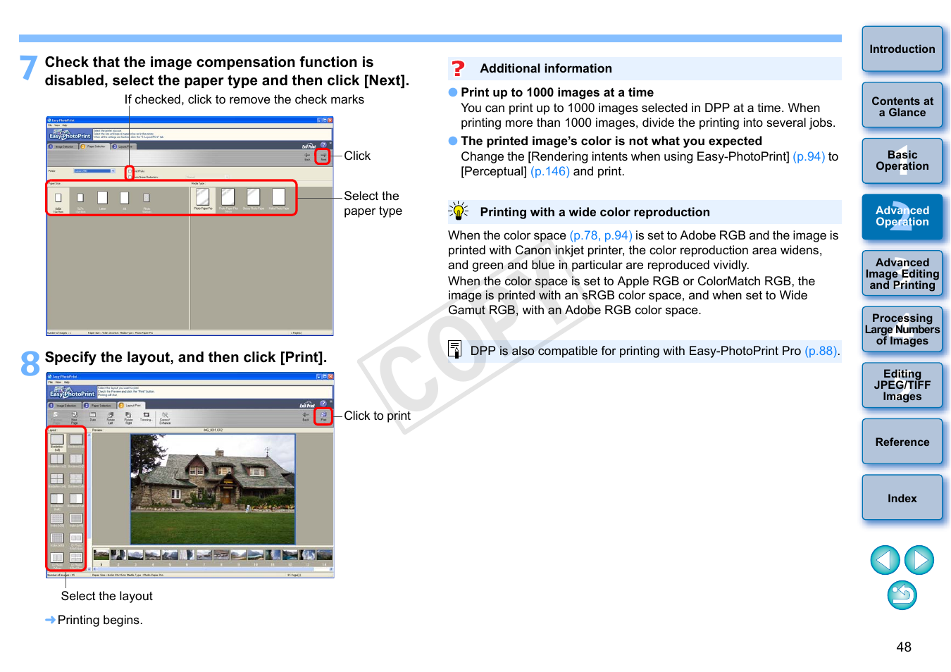 Cop y | Canon EOS Rebel T5i 18-55mm IS STM Lens Kit User Manual | Page 49 / 152