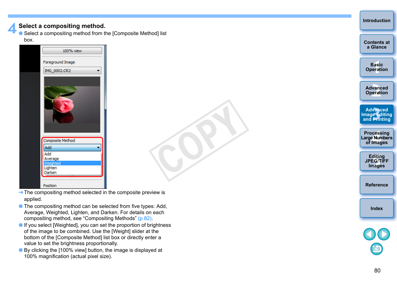 Cop y | Canon EOS Rebel T5i 18-55mm IS STM Lens Kit User Manual | Page 81 / 152