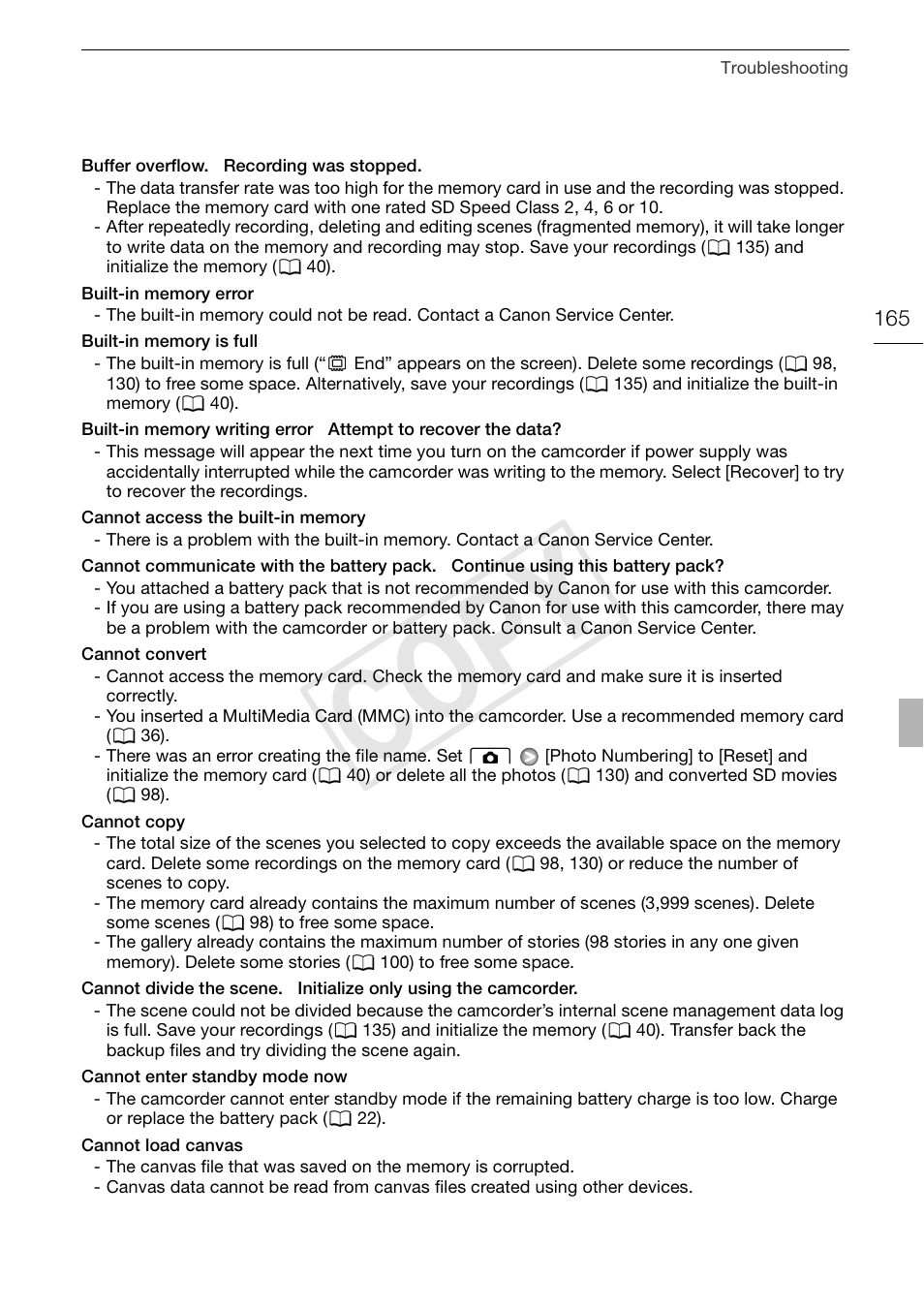 Cop y | Canon XA10 User Manual | Page 165 / 191