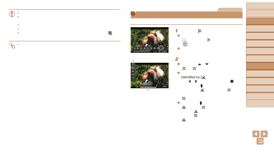 Editing movies | Canon PowerShot G1 X Mark II User Manual | Page 136 / 240