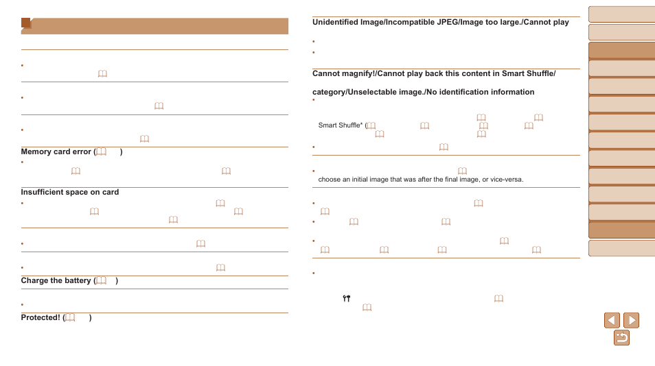 On-screen messages | Canon PowerShot G1 X Mark II User Manual | Page 211 / 240
