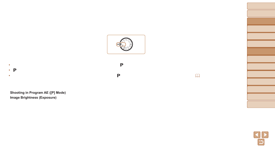P mode, If the scene icon does not match, Mode | Canon PowerShot G1 X Mark II User Manual | Page 77 / 240