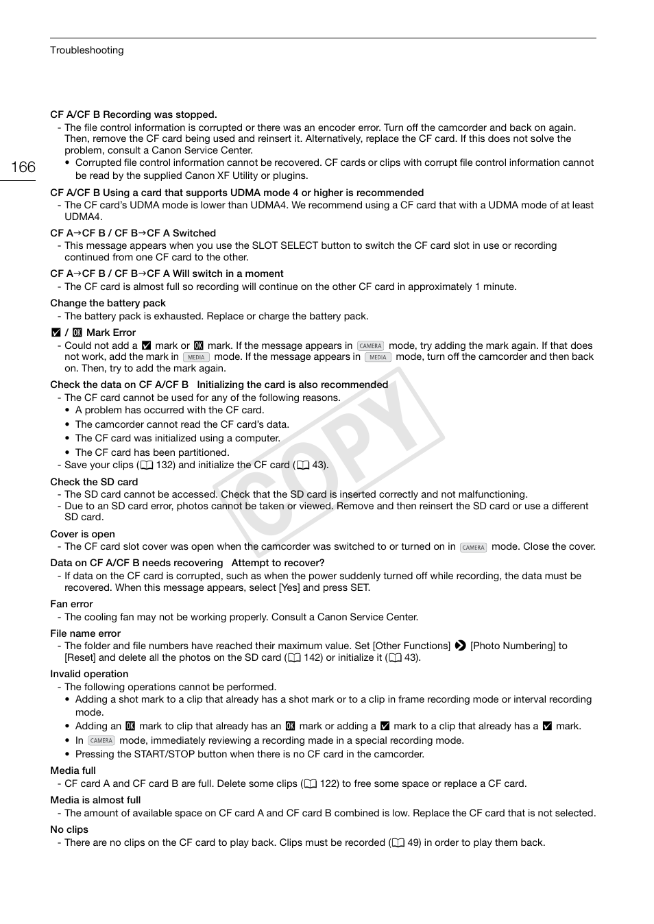 Cop y | Canon EOS C300 PL User Manual | Page 166 / 186