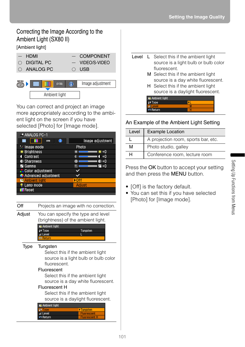 Canon REALiS SX80 Mark II D User Manual | Page 101 / 168
