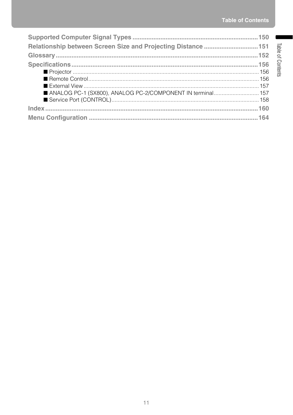 Canon REALiS SX80 Mark II D User Manual | Page 11 / 168