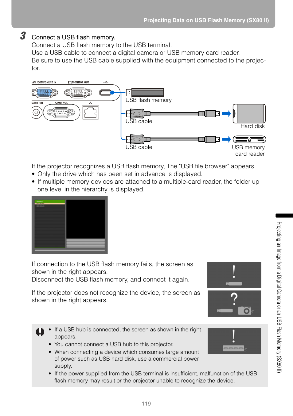 P119 | Canon REALiS SX80 Mark II D User Manual | Page 119 / 168