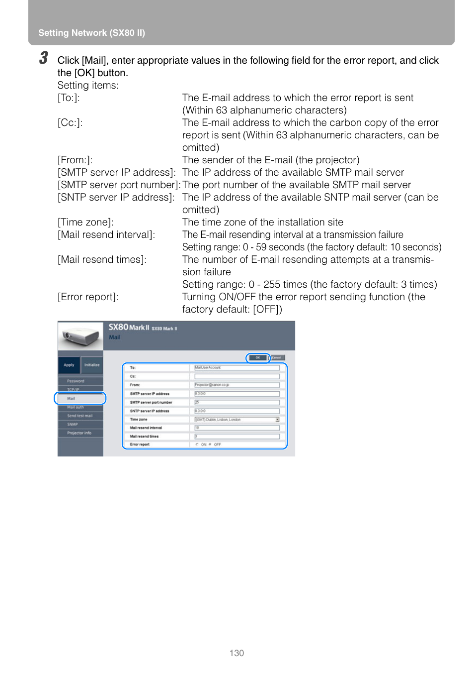 Canon REALiS SX80 Mark II D User Manual | Page 130 / 168