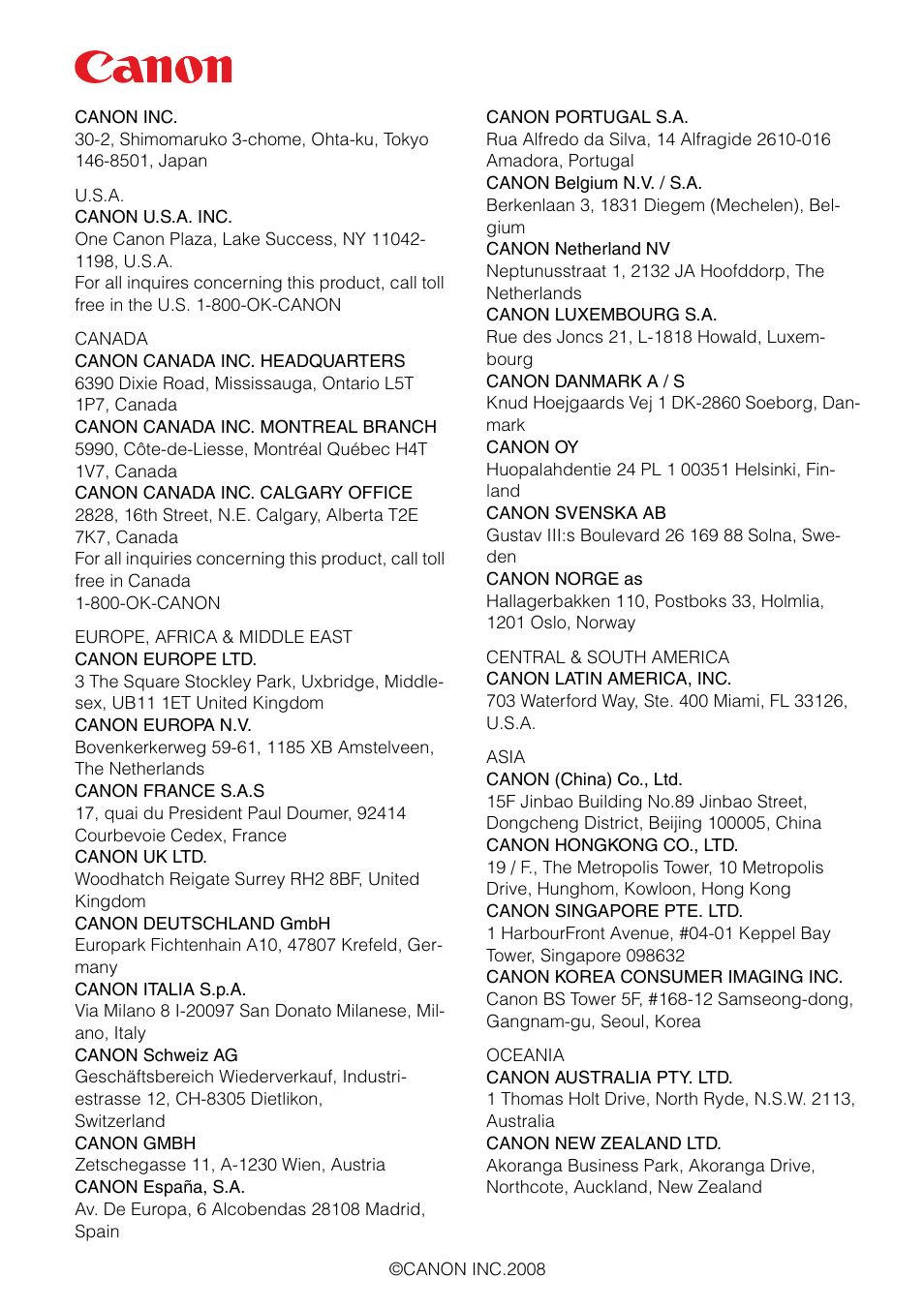 Canon REALiS SX80 Mark II D User Manual | Page 168 / 168