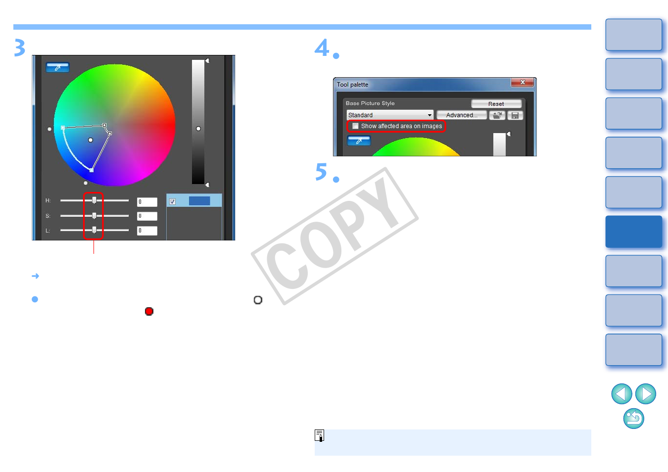 Cop y | Canon EOS Rebel T3i 18-55mm IS II Lens Kit User Manual | Page 13 / 19