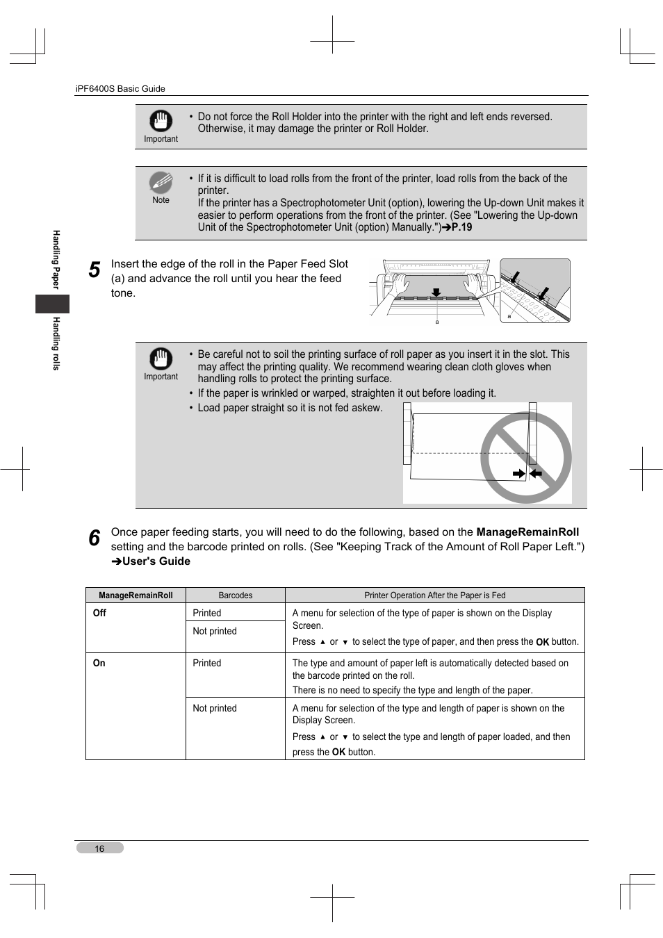 Canon imagePROGRAF iPF6400S User Manual | Page 16 / 164