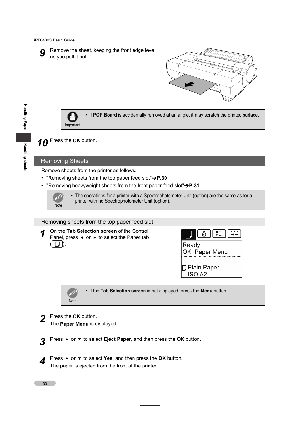 Canon imagePROGRAF iPF6400S User Manual | Page 30 / 164