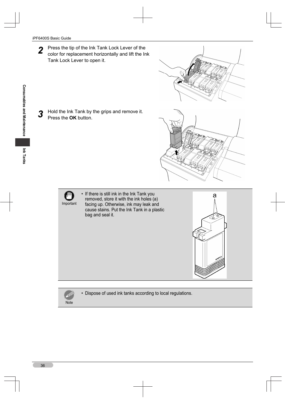 Canon imagePROGRAF iPF6400S User Manual | Page 36 / 164