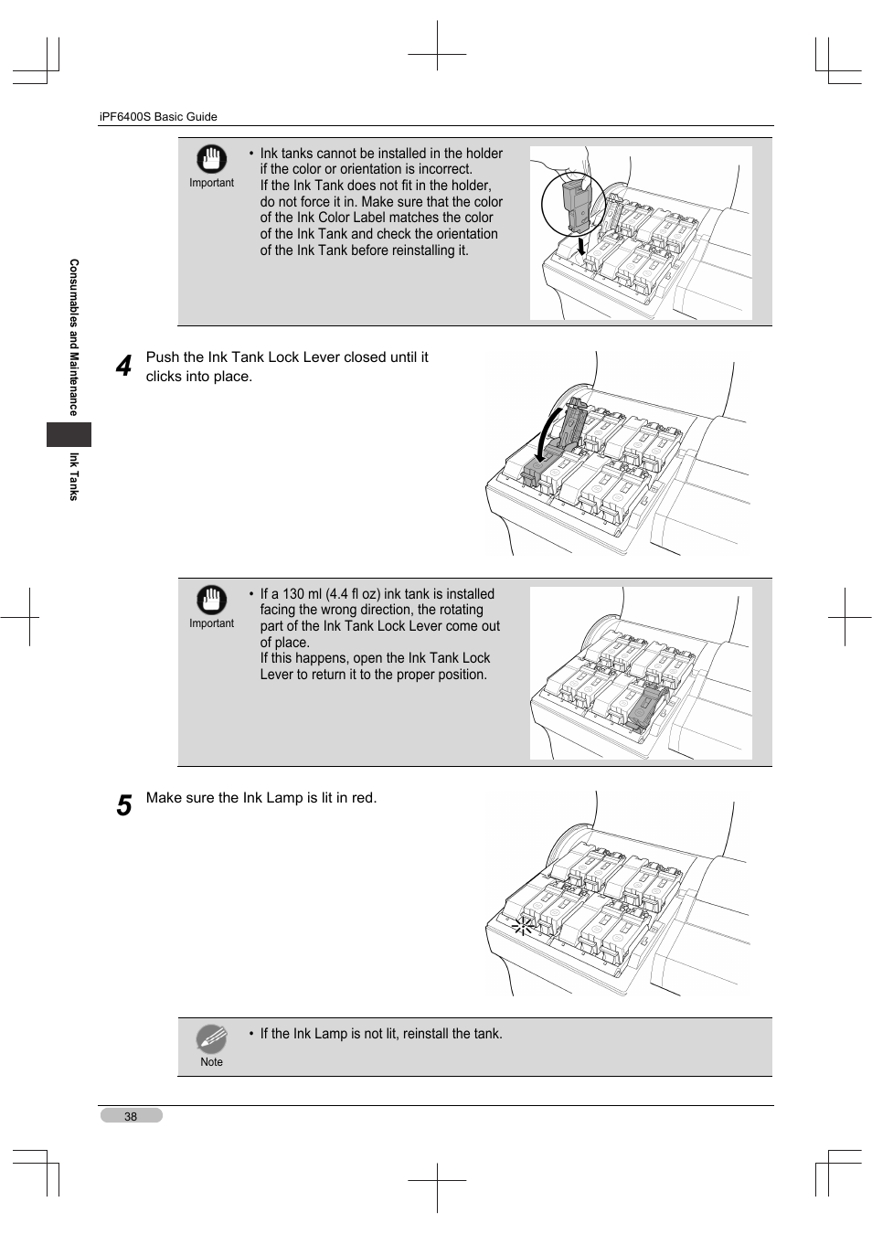 Canon imagePROGRAF iPF6400S User Manual | Page 38 / 164