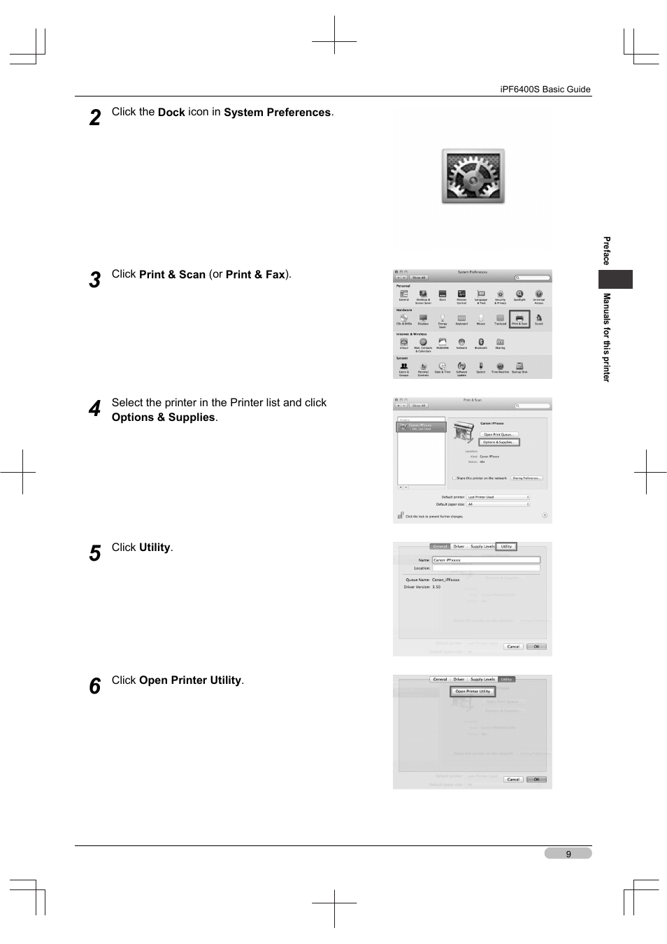 Canon imagePROGRAF iPF6400S User Manual | Page 9 / 164