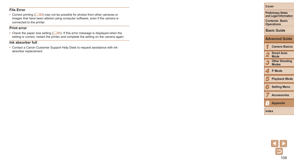 Canon PowerShot A2600 User Manual | Page 108 / 124