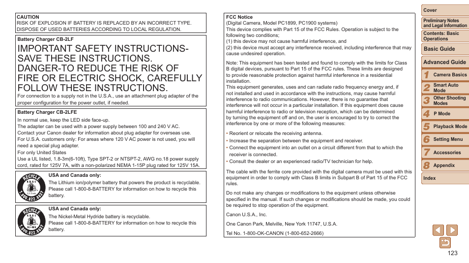 Canon PowerShot A2600 User Manual | Page 123 / 124