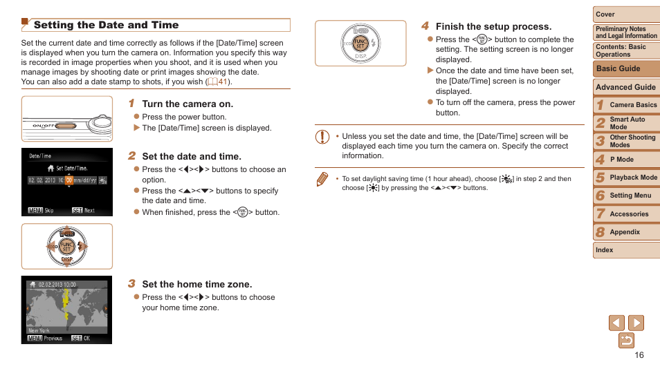 Canon PowerShot A2600 User Manual | Page 16 / 124